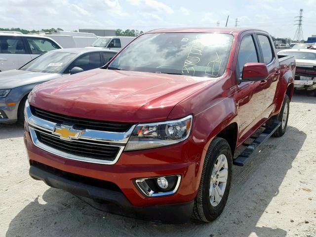 1GCGSCE12H1208494 - 2017 CHEVROLET COLORADO L BURGUNDY photo 2