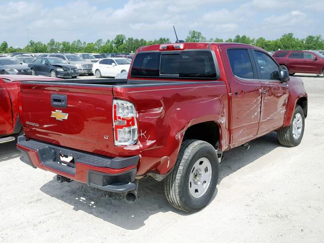 1GCGSCE12H1208494 - 2017 CHEVROLET COLORADO L BURGUNDY photo 4
