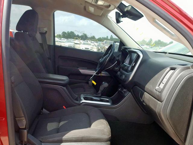 1GCGSCE12H1208494 - 2017 CHEVROLET COLORADO L BURGUNDY photo 5