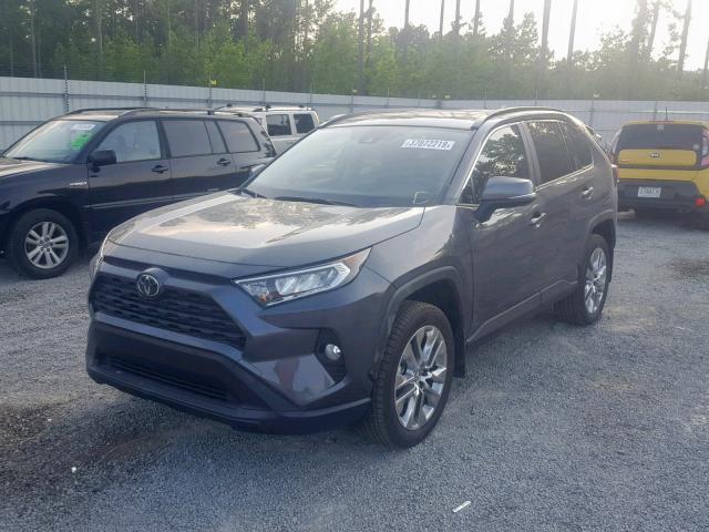 JTMC1RFV6KD506087 - 2019 TOYOTA RAV4 XLE P BLUE photo 2