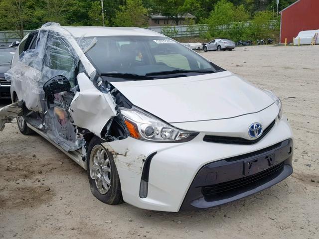 JTDZN3EU6HJ056925 - 2017 TOYOTA PRIUS V WHITE photo 1