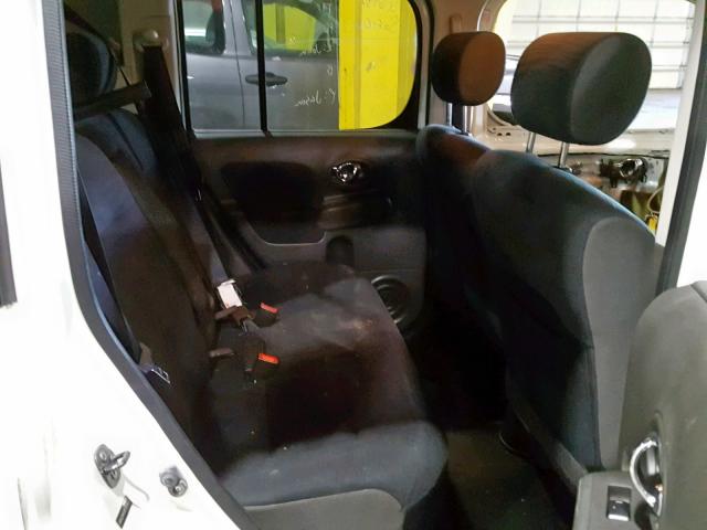 JN8AZ2KR3AT151811 - 2010 NISSAN CUBE BASE WHITE photo 6