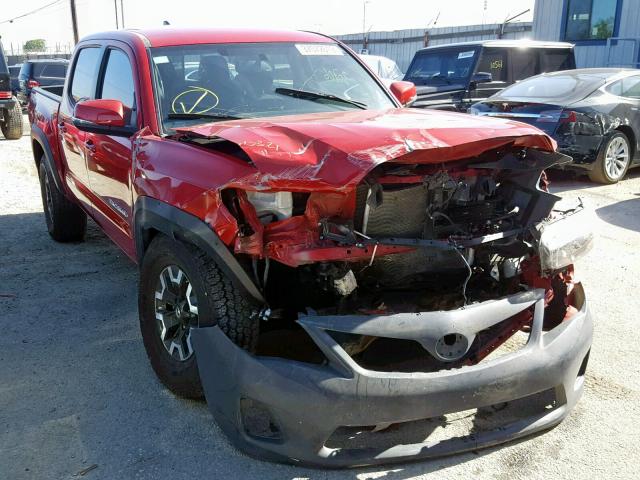 3TMAZ5CN8HM042438 - 2017 TOYOTA TACOMA DOU RED photo 1