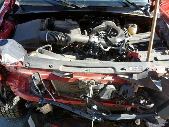 3TMAZ5CN8HM042438 - 2017 TOYOTA TACOMA DOU RED photo 7