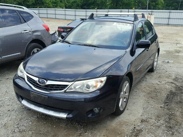 JF1GH63628H836521 - 2008 SUBARU IMPREZA OU BLACK photo 2