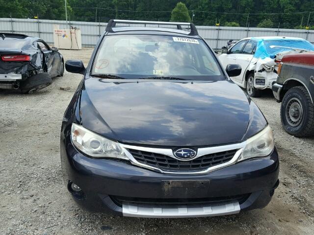 JF1GH63628H836521 - 2008 SUBARU IMPREZA OU BLACK photo 9