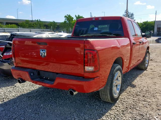 1C6RR6FT4HS651818 - 2017 RAM 1500 ST RED photo 4