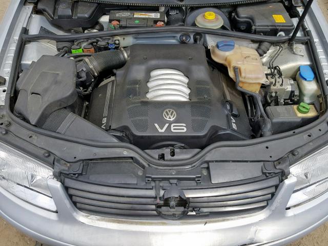 WVWMD63B5XE332129 - 1999 VOLKSWAGEN PASSAT GLS SILVER photo 7