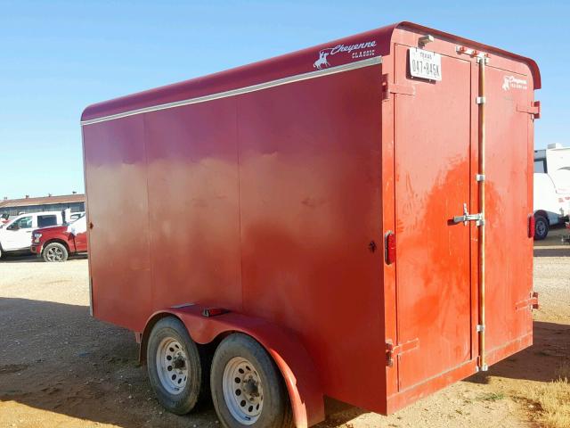 5VNBE1222JT192790 - 2018 CHEY TRAILER RED photo 3