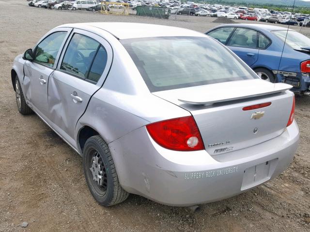 1G1AT58H197174420 - 2009 CHEVROLET COBALT LT SILVER photo 3