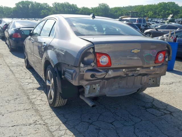 1G1ZC5E01CF293955 - 2012 CHEVROLET MALIBU 1LT BROWN photo 3