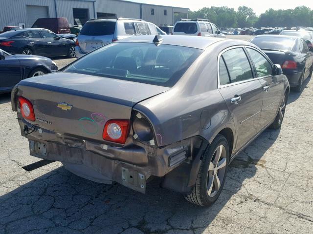 1G1ZC5E01CF293955 - 2012 CHEVROLET MALIBU 1LT BROWN photo 4