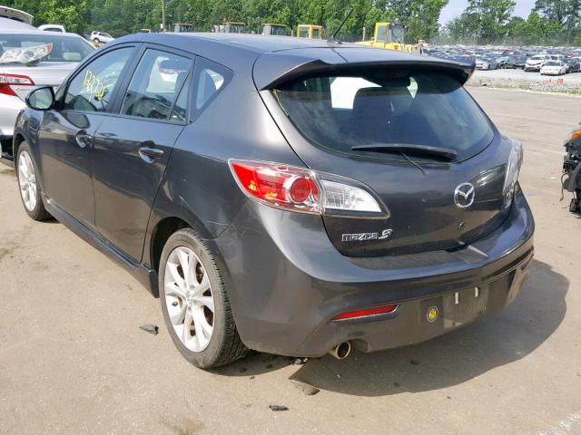 JM1BL1K59B1372657 - 2011 MAZDA 3 S BLACK photo 3