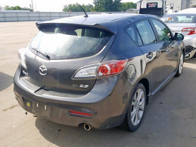 JM1BL1K59B1372657 - 2011 MAZDA 3 S BLACK photo 4