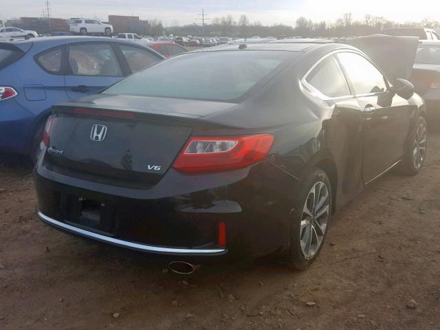 1HGCT2B8XEA008080 - 2014 HONDA ACCORD EXL BLACK photo 4