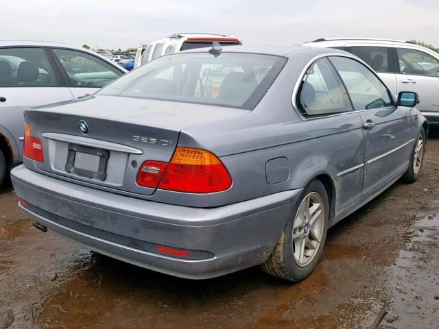 WBABD33404PL02654 - 2004 BMW 325 CI GRAY photo 4