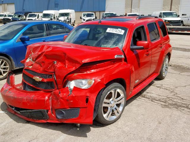 3GNCA63X49S576841 - 2009 CHEVROLET HHR SS RED photo 2