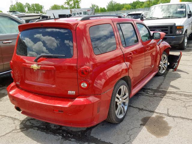 3GNCA63X49S576841 - 2009 CHEVROLET HHR SS RED photo 4