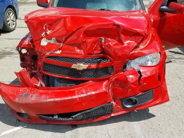 3GNCA63X49S576841 - 2009 CHEVROLET HHR SS RED photo 7