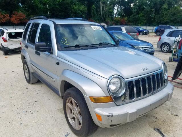 1J4GL58K65W678906 - 2005 JEEP LIBERTY LI SILVER photo 1