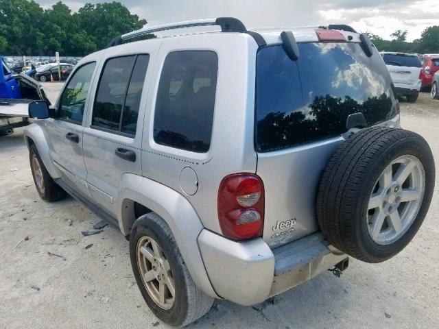 1J4GL58K65W678906 - 2005 JEEP LIBERTY LI SILVER photo 3