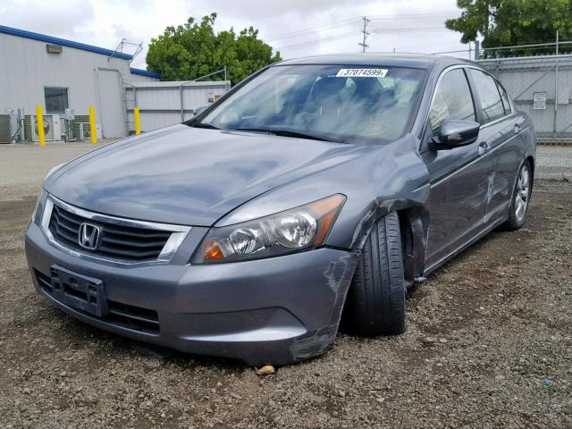 JHMCP26808C043277 - 2008 HONDA ACCORD EXL GRAY photo 2