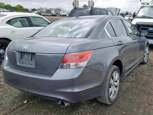 JHMCP26808C043277 - 2008 HONDA ACCORD EXL GRAY photo 4