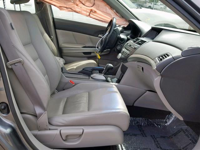 JHMCP26808C043277 - 2008 HONDA ACCORD EXL GRAY photo 5