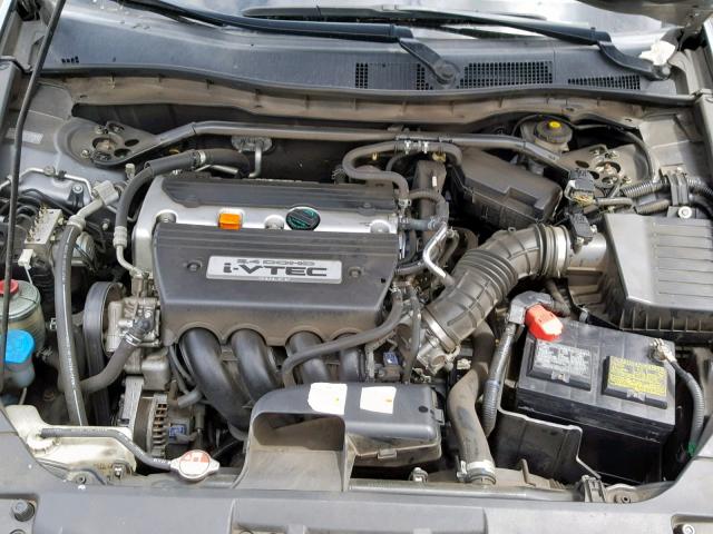 JHMCP26808C043277 - 2008 HONDA ACCORD EXL GRAY photo 7