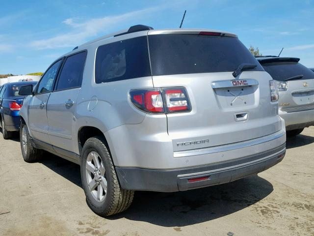 1GKKRNED6FJ349713 - 2015 GMC ACADIA SLE SILVER photo 3