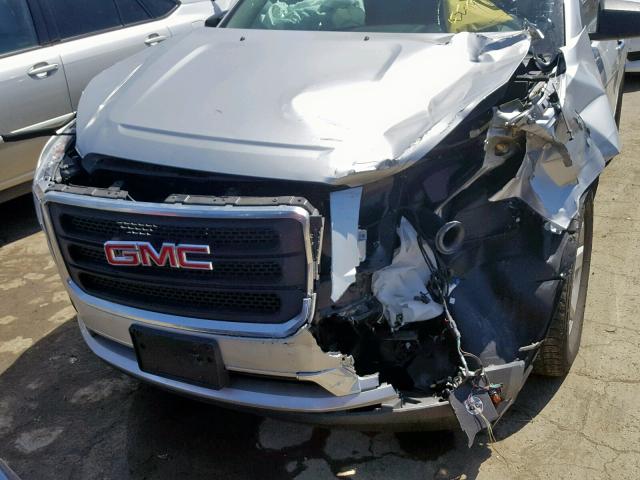 1GKKRNED6FJ349713 - 2015 GMC ACADIA SLE SILVER photo 7