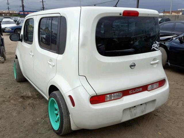 JN8AZ2KR3BT204380 - 2011 NISSAN CUBE BASE WHITE photo 3