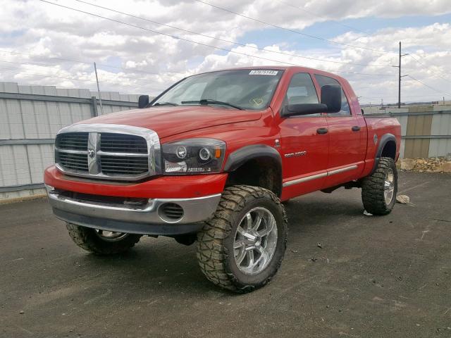 3D7KS29C36G194027 - 2006 DODGE RAM 2500 RED photo 2