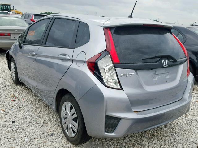 3HGGK5H53HM704032 - 2017 HONDA FIT LX SILVER photo 3