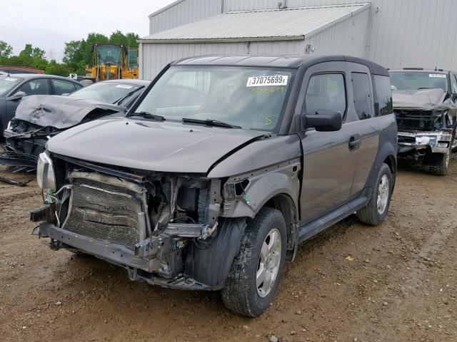 5J6YH28695L001499 - 2005 HONDA ELEMENT EX GRAY photo 2