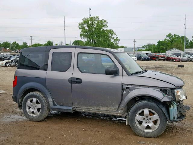 5J6YH28695L001499 - 2005 HONDA ELEMENT EX GRAY photo 9