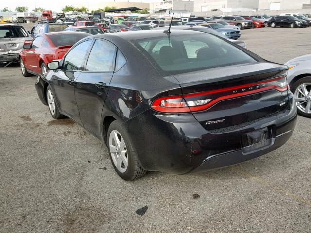 1C3CDFBB9FD374003 - 2015 DODGE DART SXT BLACK photo 3