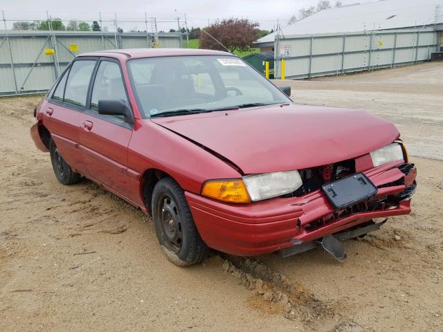 1FASP14JXSW111173 - 1995 FORD ESCORT LX BURGUNDY photo 1