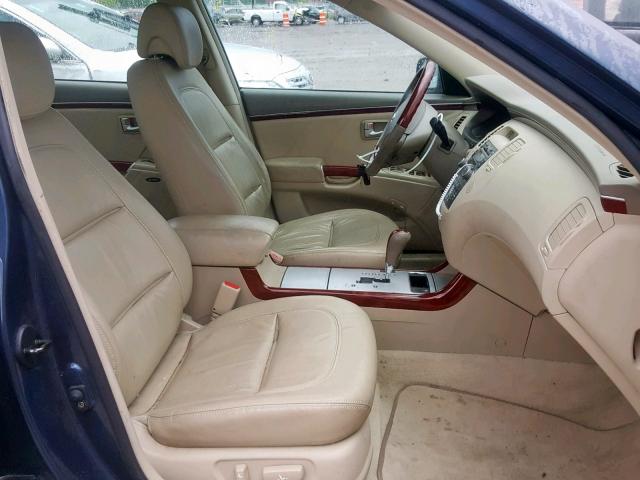 KMHFC46F47A157437 - 2007 HYUNDAI AZERA SE BLUE photo 5