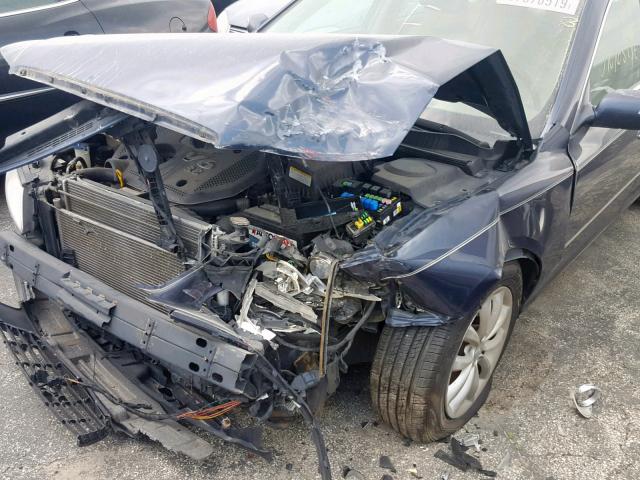 KMHFC46F47A157437 - 2007 HYUNDAI AZERA SE BLUE photo 9