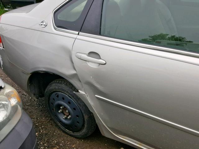 2G1WT58N679306773 - 2007 CHEVROLET IMPALA LT GRAY photo 9