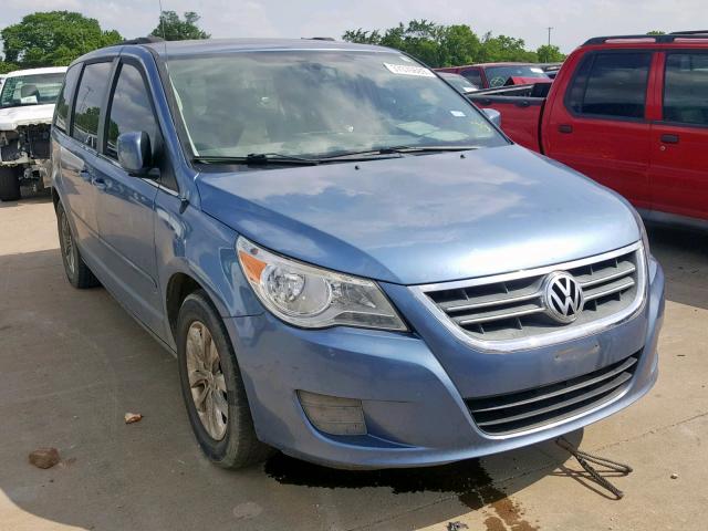 2C4RVABG6CR127659 - 2012 VOLKSWAGEN ROUTAN SE BLUE photo 1