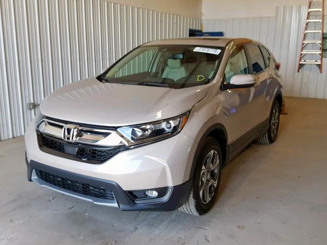 5J6RW2H88JL023323 - 2018 HONDA CR-V EXL BEIGE photo 2