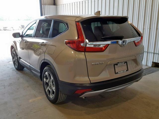 5J6RW2H88JL023323 - 2018 HONDA CR-V EXL BEIGE photo 3