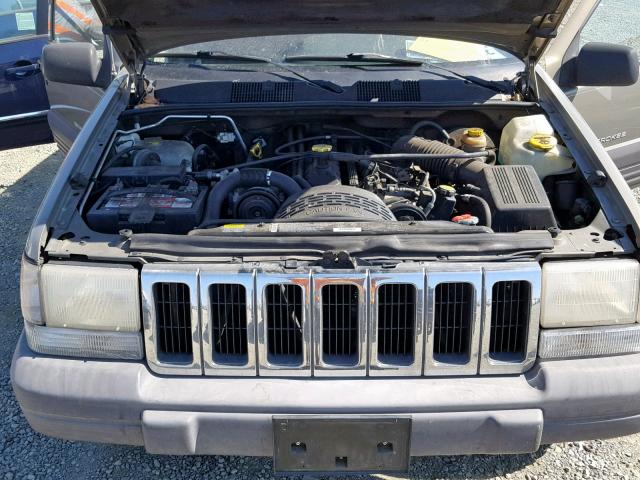 1J4FX58S0VC513838 - 1997 JEEP GRAND CHER GREEN photo 7