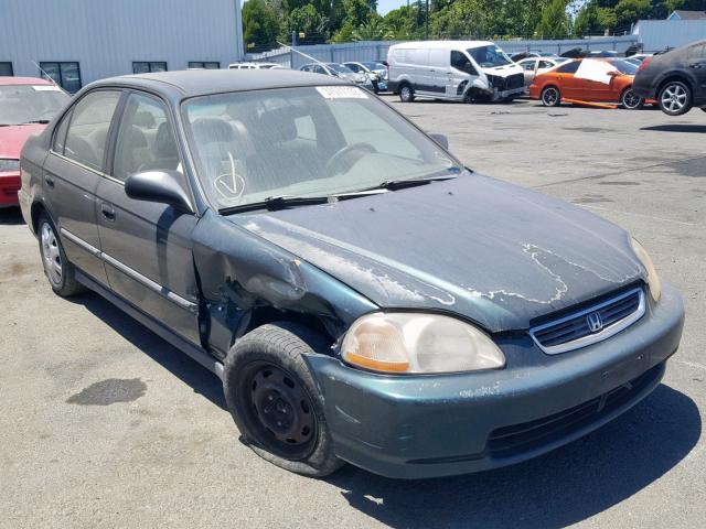 1HGEJ6629TL006978 - 1996 HONDA CIVIC DX GREEN photo 1