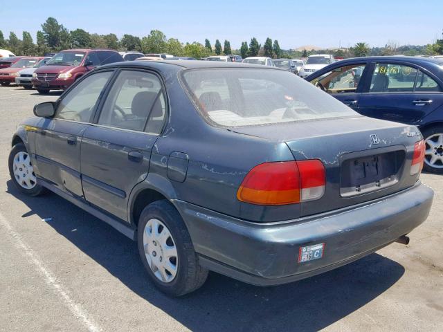 1HGEJ6629TL006978 - 1996 HONDA CIVIC DX GREEN photo 3