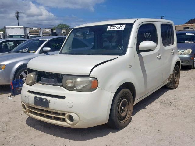 JN8AZ28R29T123758 - 2009 NISSAN CUBE BASE WHITE photo 2