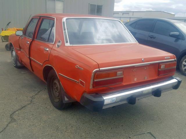 RT105081552 - 1978 TOYOTA CORONA DLX ORANGE photo 3