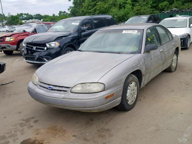 2G1WL52M6V9316636 - 1997 CHEVROLET LUMINA BAS GRAY photo 2